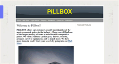Desktop Screenshot of pillbox.cc