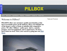Tablet Screenshot of pillbox.cc